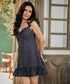 Bustier Gathered Mini Printed Dress